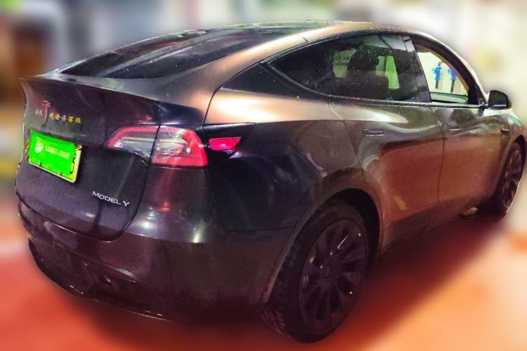Used Tesla Model Y 2021 Long-Range All-Wheel-Drive Version Rear Right 45 Deg