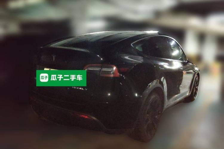 Used Tesla Model Y 2021 Standard Range Rear-Wheel Drive Version Rear Right 45 Deg