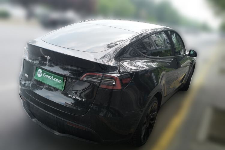 Used Tesla Model Y 2021 Standard Range Rear-Wheel Drive Version Rear Right 45 Deg