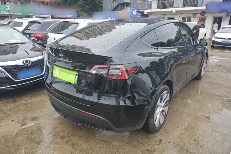 Used Tesla Model Y 2021 Standard Range Rear-Wheel Drive Version Rear Right 45 Deg