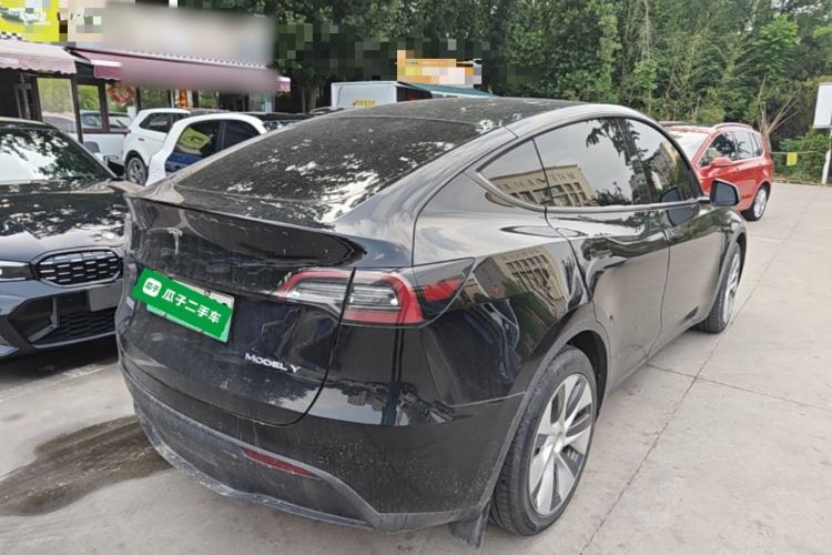 Used Tesla Model Y 2021 Standard Range Rear-Wheel Drive Version Rear Right 45 Deg