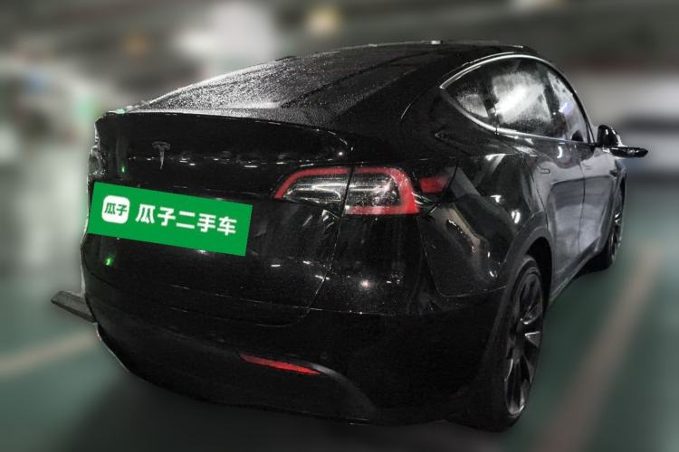 Used Tesla Model Y 2021 Standard Range Rear-Wheel Drive Version Rear Right 45 Deg