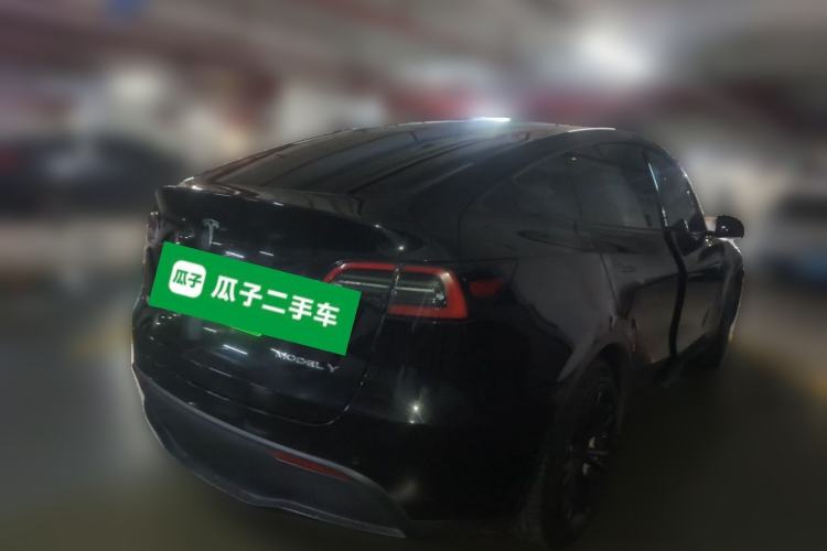 Used Tesla Model Y 2021 Standard Range Rear-Wheel Drive Version Rear Right 45 Deg