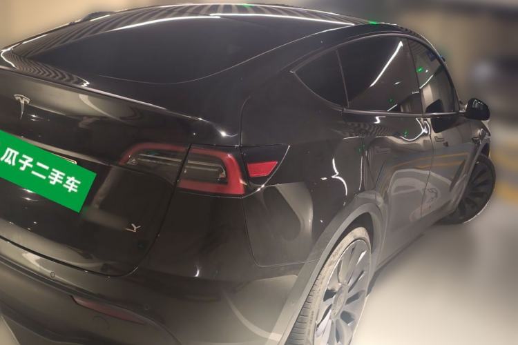 Used Tesla Model Y 2021 Performance High-Performance All-Wheel-Drive Version Rear Right 45 Deg