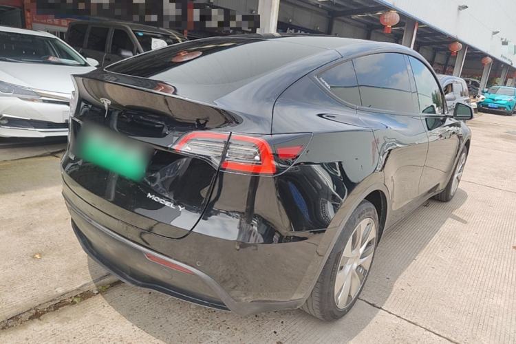 Used Tesla Model Y 2021 Standard Range Rear-Wheel Drive Version Rear Right 45 Deg