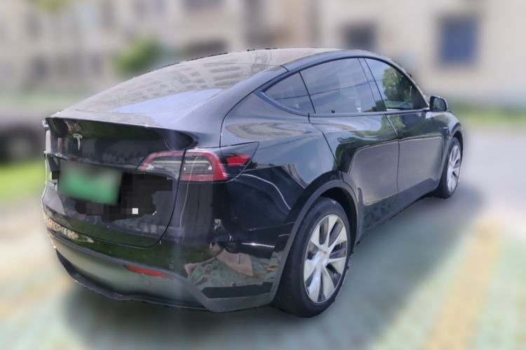 Used Tesla Model Y 2021 Standard Range Rear-Wheel Drive Version Rear Right 45 Deg