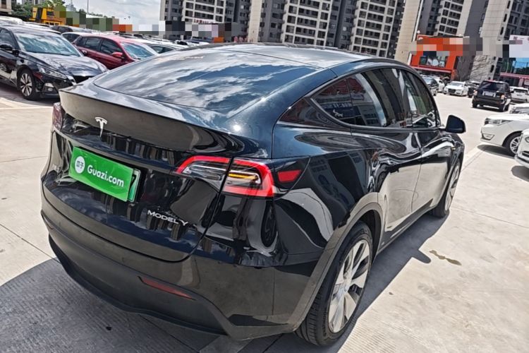 Used Tesla Model Y 2021 Long-Range All-Wheel-Drive Version Rear Right 45 Deg