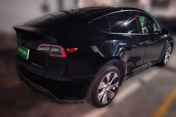 Used Tesla Model Y 2021 Standard Range Rear-Wheel Drive Version Rear Right 45 Deg