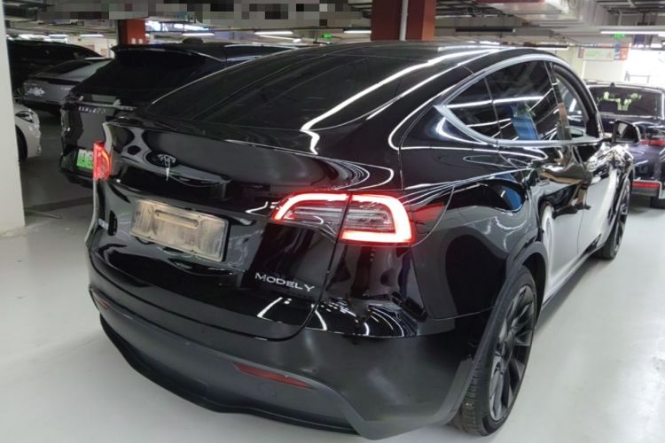 Used Tesla Model Y 2021 Standard Range Rear-Wheel Drive Version Rear Right 45 Deg