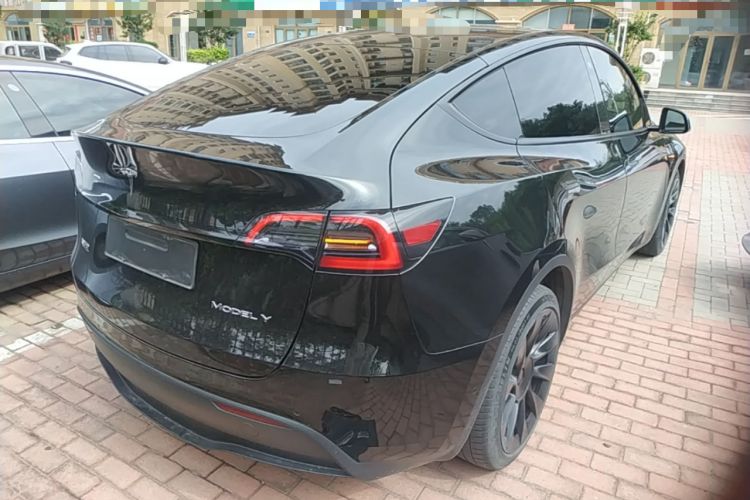Used Tesla Model Y 2021 Long-Range All-Wheel-Drive Version Rear Right 45 Deg