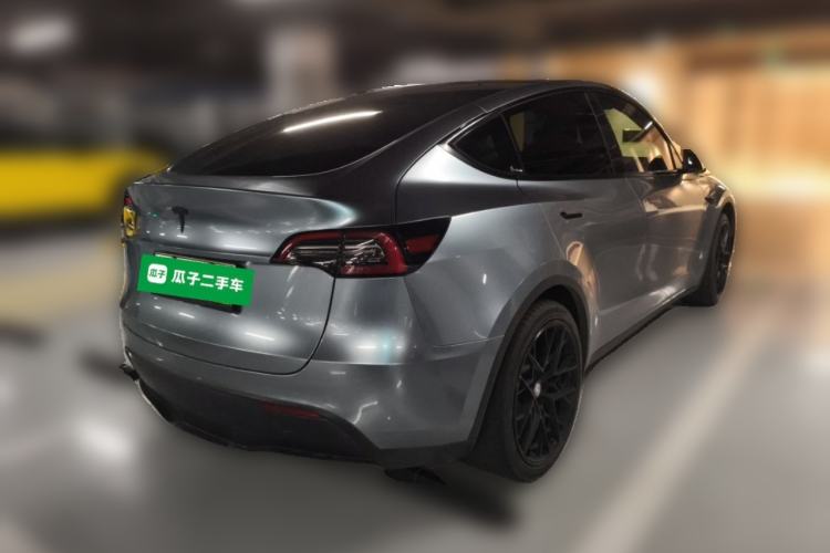 Used Tesla Model Y 2021 Long-Range All-Wheel-Drive Version Rear Right 45 Deg