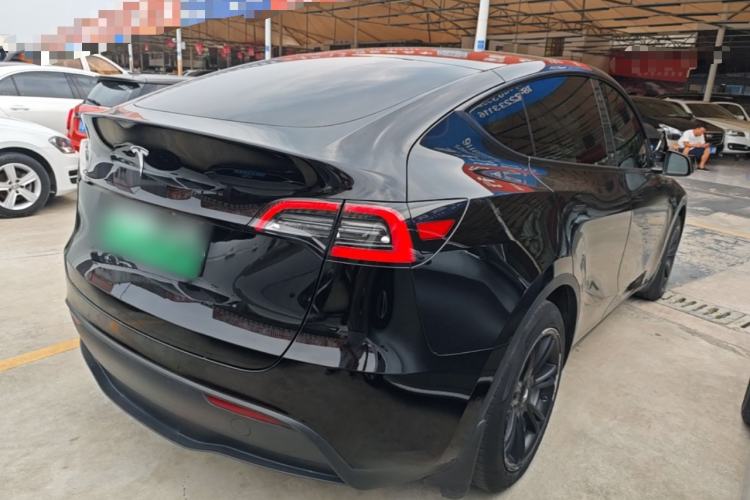 Used Tesla Model Y 2021 Standard Range Rear-Wheel Drive Version Rear Right 45 Deg