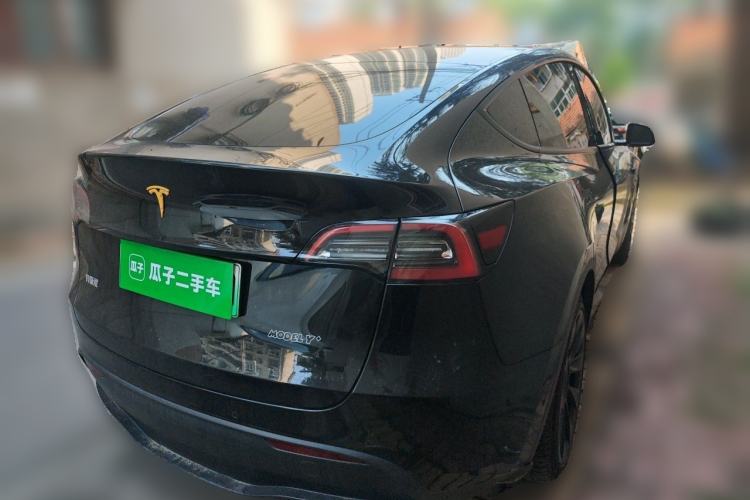 Used Tesla Model Y 2021 Standard Range Rear-Wheel Drive Version Rear Right 45 Deg