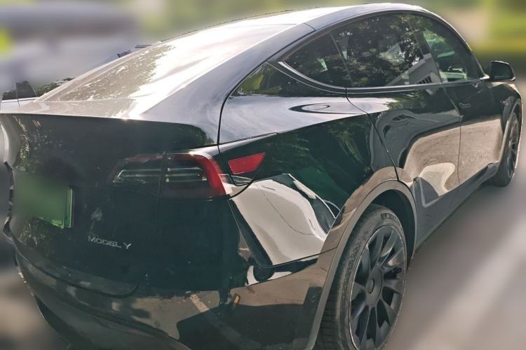 Used Tesla Model Y 2021 Standard Range Rear-Wheel Drive Version Rear Right 45 Deg
