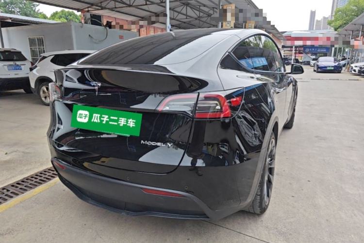 Used Tesla Model Y 2021 Standard Range Rear-Wheel Drive Version Rear Right 45 Deg