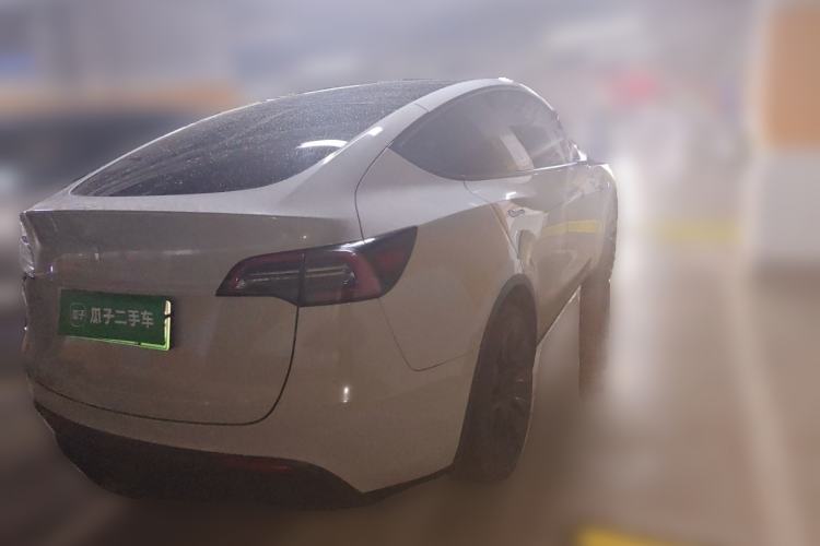 Used Tesla Model Y 2021 Standard Range Rear-Wheel Drive Version Rear Right 45 Deg