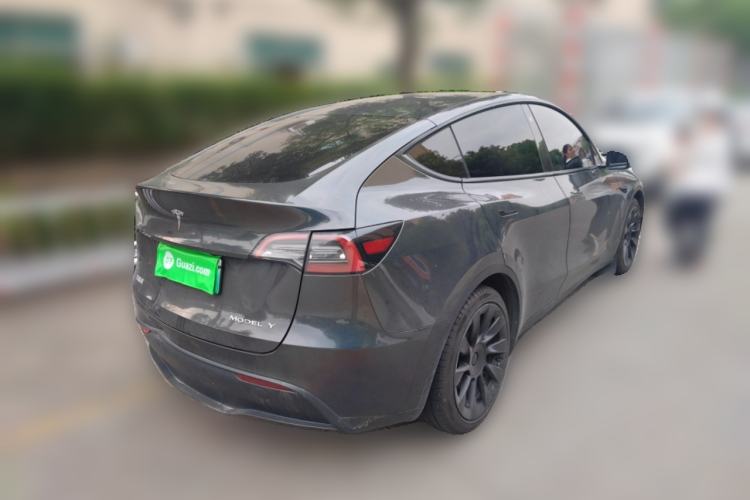 Used Tesla Model Y 2021 Long-Range All-Wheel-Drive Version Rear Right 45 Deg