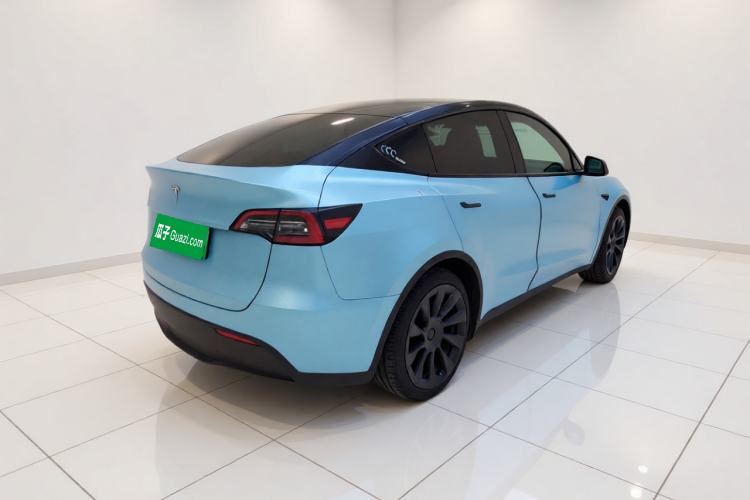 Used Tesla Model Y 2021 Standard Range Rear-Wheel Drive Version Rear Right 45 Deg