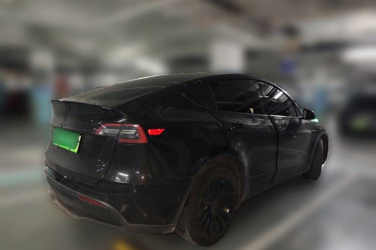 Used Tesla Model Y 2021 Standard Range Rear-Wheel Drive Version Rear Right 45 Deg