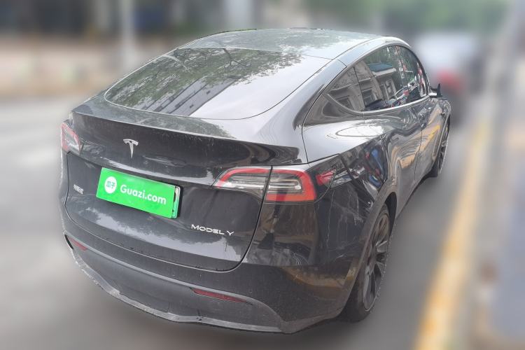 Used Tesla Model Y 2021 Standard Range Rear-Wheel Drive Version Rear Right 45 Deg