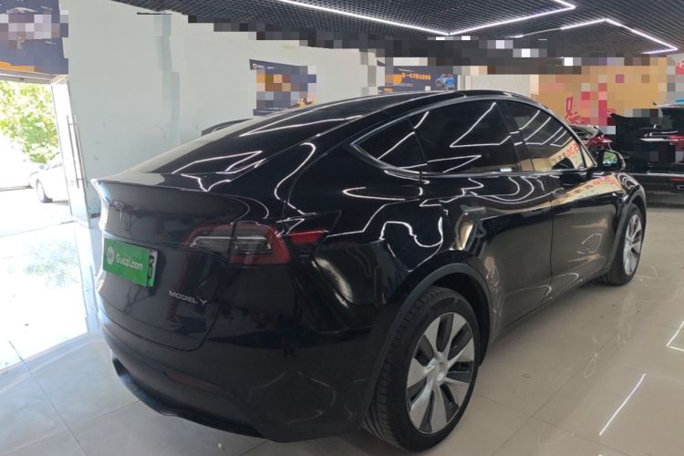 Used Tesla Model Y 2021 Long-Range All-Wheel-Drive Version Rear Right 45 Deg