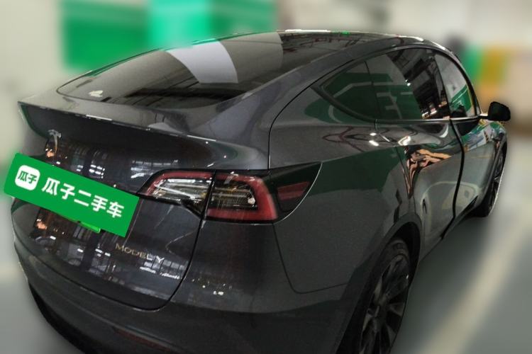 Used Tesla Model Y 2021 Long-Range All-Wheel-Drive Version 3D7 Rear Right 45 Deg
