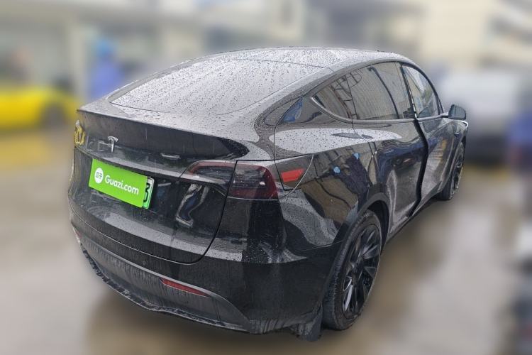Used Tesla Model Y 2021 Standard Range Rear-Wheel Drive Version Rear Right 45 Deg
