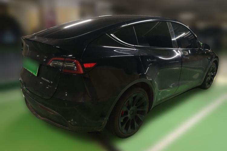 Used Tesla Model Y 2021 Long-Range All-Wheel-Drive Version 3D7 Rear Right 45 Deg