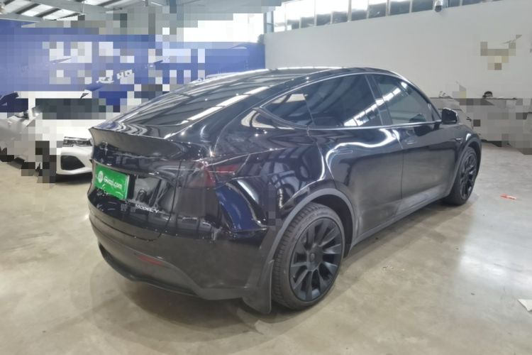 Used Tesla Model Y 2021 Standard Range Rear-Wheel Drive Version Rear Right 45 Deg