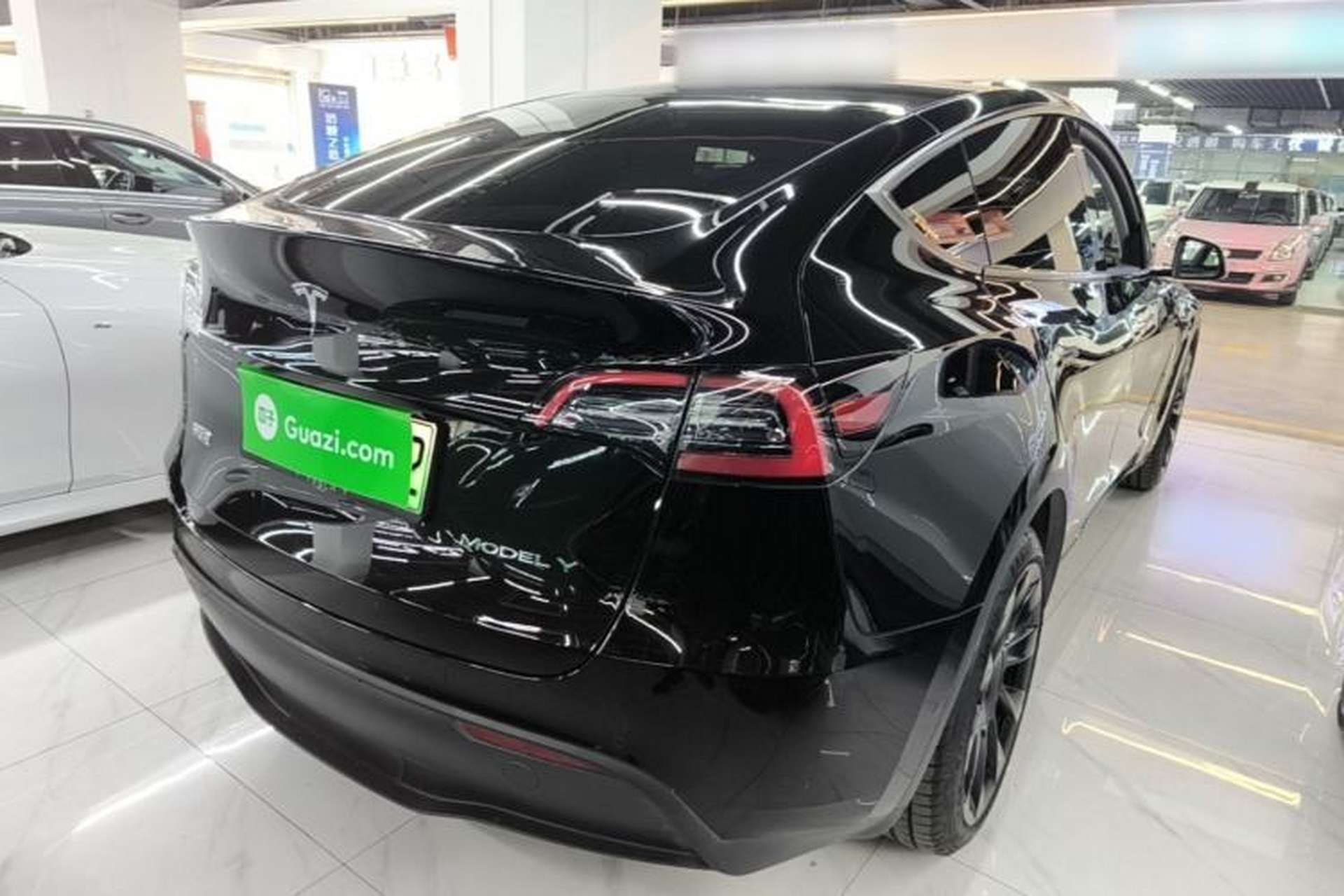 Used Tesla Model Y 2021 Long-Range All-Wheel-Drive Version Rear Right 45 Deg