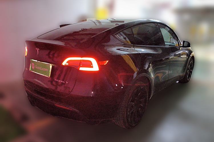 Used Tesla Model Y 2021 Long-Range All-Wheel-Drive Version 3D7 Rear Right 45 Deg