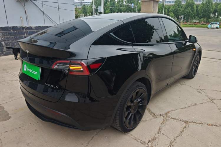 Used Tesla Model Y 2021 Standard Range Rear-Wheel Drive Version Rear Right 45 Deg