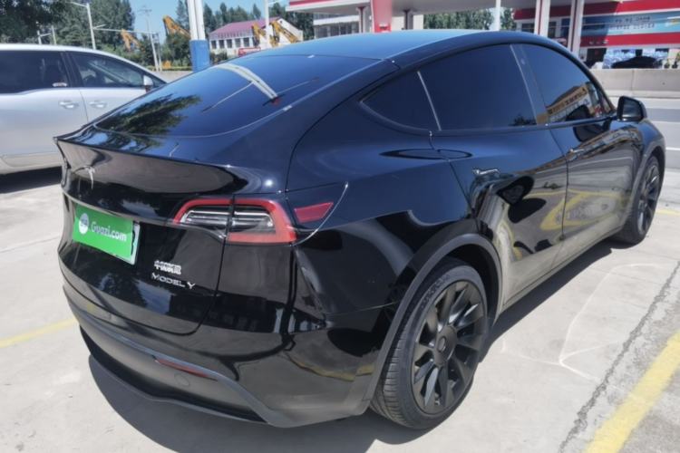 Used Tesla Model Y 2021 Standard Range Rear-Wheel Drive Version Rear Right 45 Deg