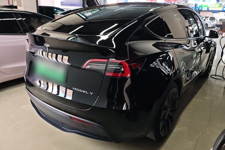 Used Tesla Model Y 2021 Performance High-Performance All-Wheel-Drive Version Rear Right 45 Deg