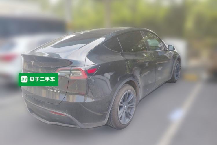 Used Tesla Model Y 2021 Standard Range Rear-Wheel Drive Version Rear Right 45 Deg