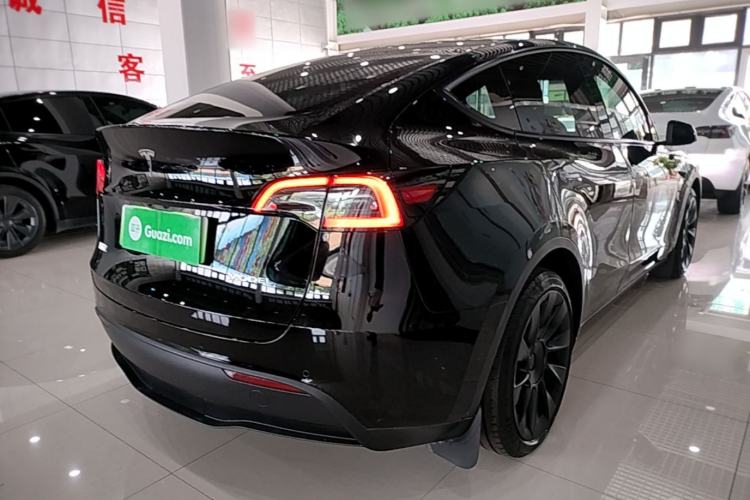 Used Tesla Model Y 2021 Standard Range Rear-Wheel Drive Version Rear Right 45 Deg