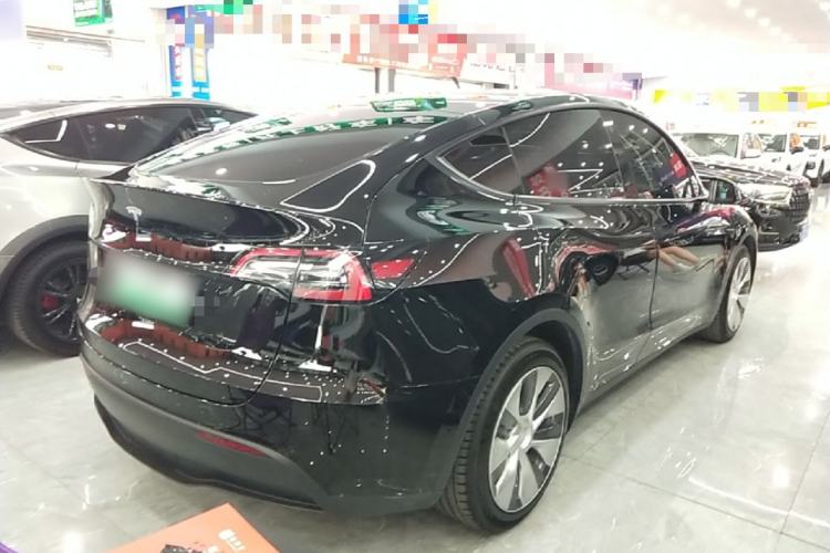 Used Tesla Model Y 2021 Long-Range All-Wheel-Drive Version Rear Right 45 Deg