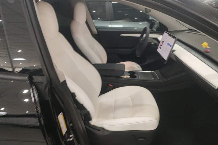 Used Tesla Model Y 2021 Standard Range Rear-Wheel Drive Version Right Front Seat