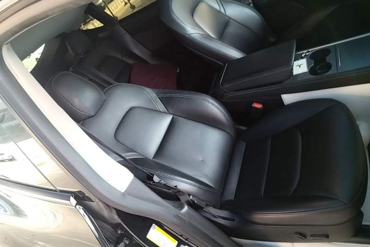 Used Tesla Model Y 2021 Standard Range Rear-Wheel Drive Version Right Front Seat