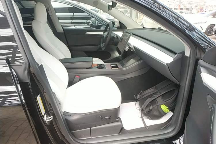 Used Tesla Model Y 2021 Standard Range Rear-Wheel Drive Version Right Front Seat