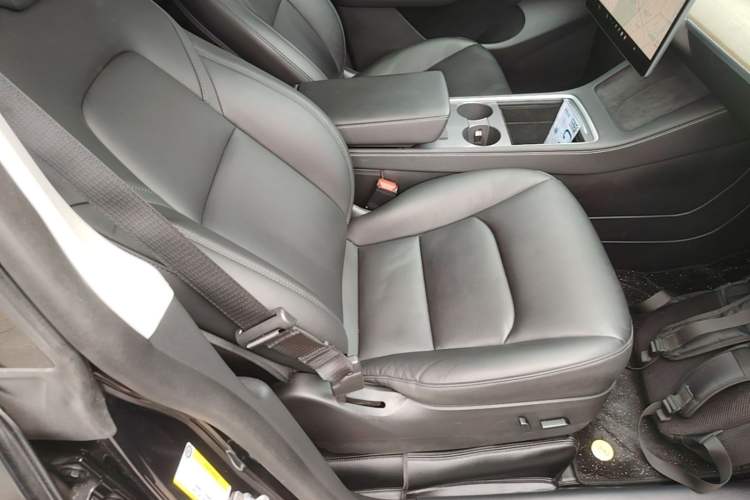 Used Tesla Model Y 2021 Standard Range Rear-Wheel Drive Version Right Front Seat