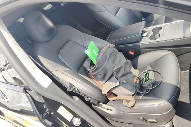 Used Tesla Model Y 2021 Standard Range Rear-Wheel Drive Version Right Front Seat