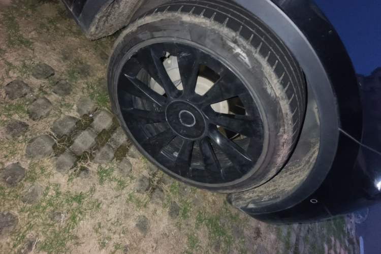 Used Tesla Model Y 2021 Standard Range Rear-Wheel Drive Version Right Front Wheel Hub