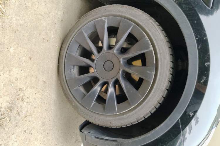 Used Tesla Model Y 2021 Standard Range Rear-Wheel Drive Version Right Front Wheel Hub
