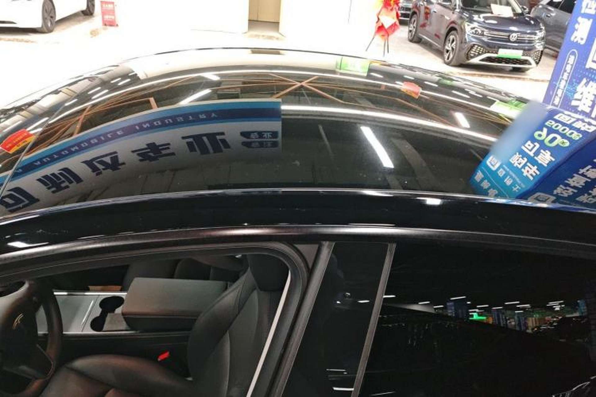 Used Tesla Model Y 2021 Long-Range All-Wheel-Drive Version Roof
