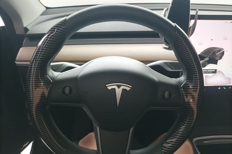 Used Tesla Model Y 2021 Standard Range Rear-Wheel Drive Version Steering Wheel