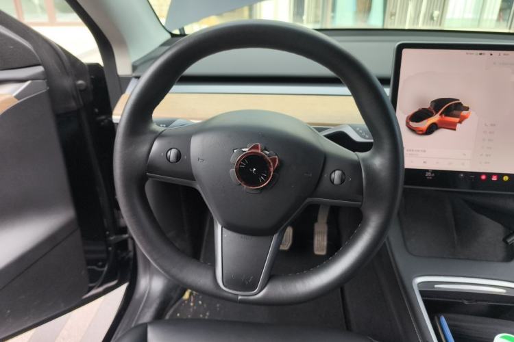 Used Tesla Model Y 2021 Standard Range Rear-Wheel Drive Version Steering Wheel