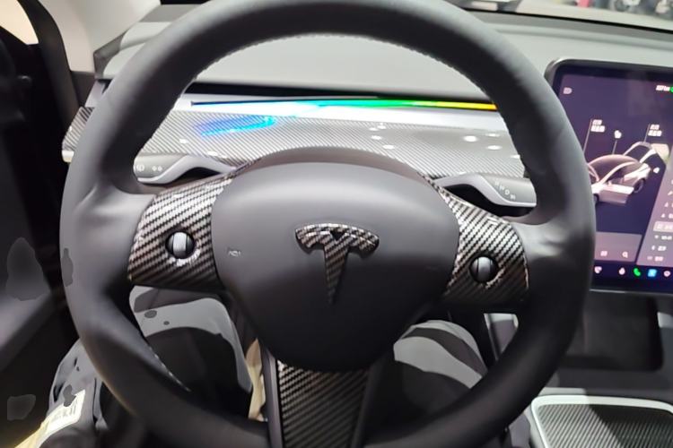 Used Tesla Model Y 2021 Standard Range Rear-Wheel Drive Version Steering Wheel