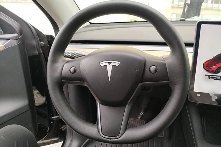 Used Tesla Model Y 2021 Standard Range Rear-Wheel Drive Version Steering Wheel