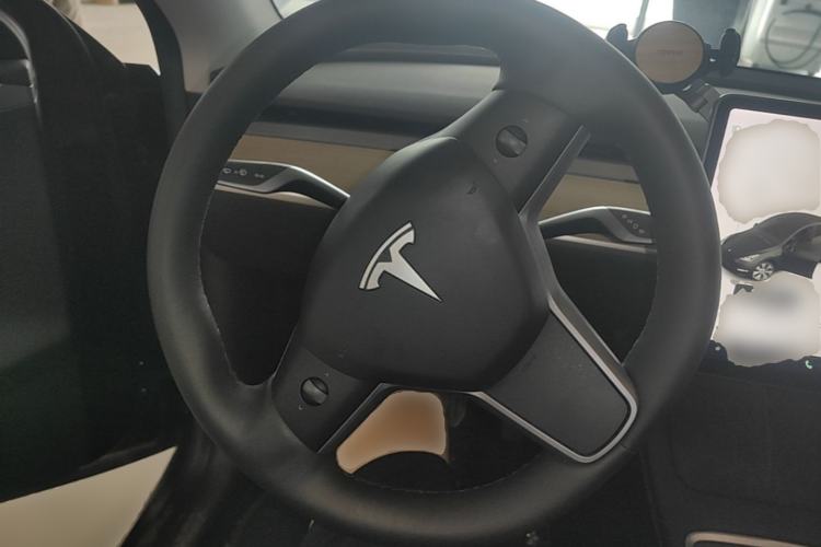 Used Tesla Model Y 2021 Standard Range Rear-Wheel Drive Version Steering Wheel